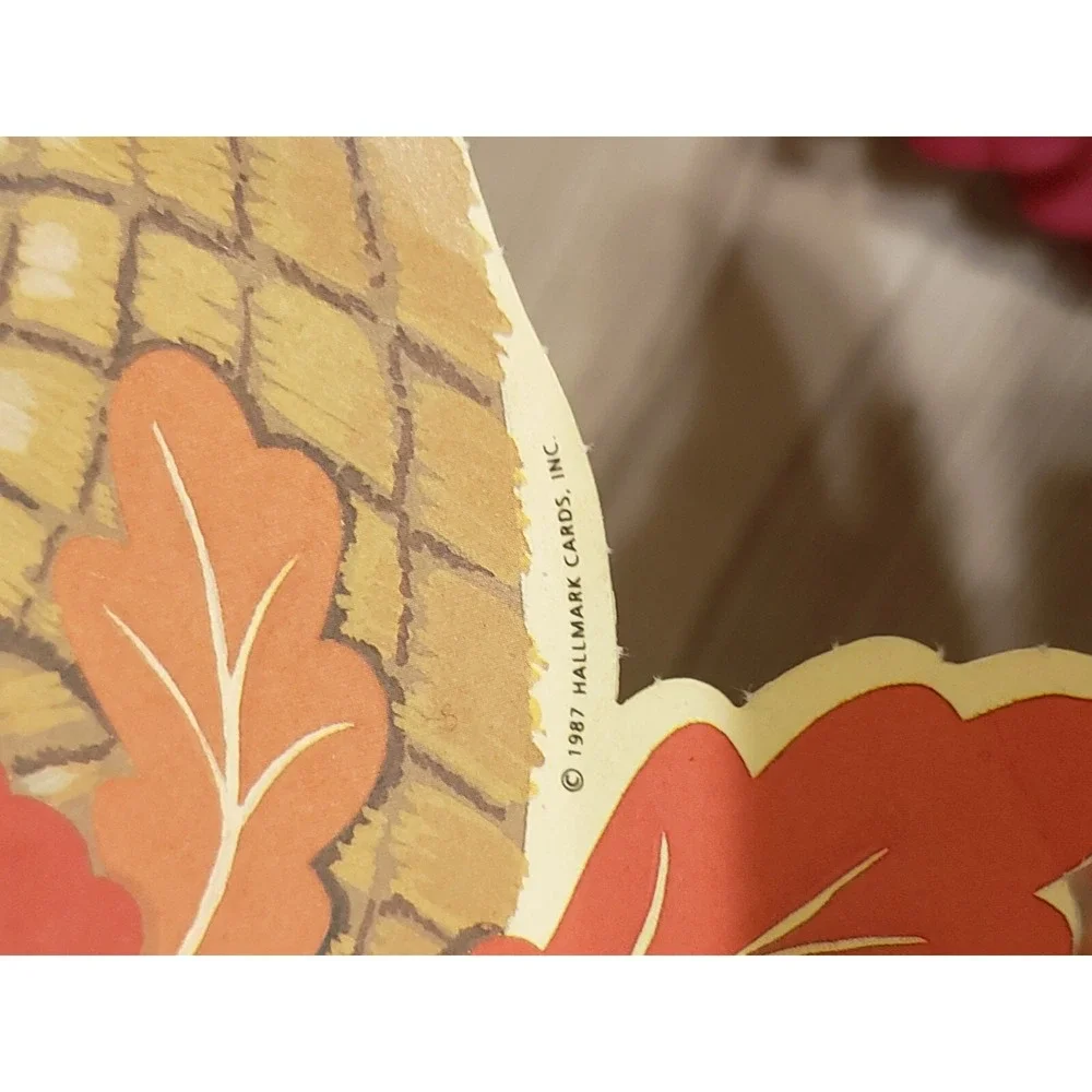 Vtg Beistle Hallmark‎ Thanksgiving Cut Pilgrim Turkey Holiday Decor Lot Tissue
